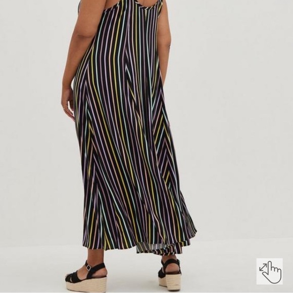 Torrid Spaghetti Strap Maxi Dress, Size 1 - Picture 3 of 7